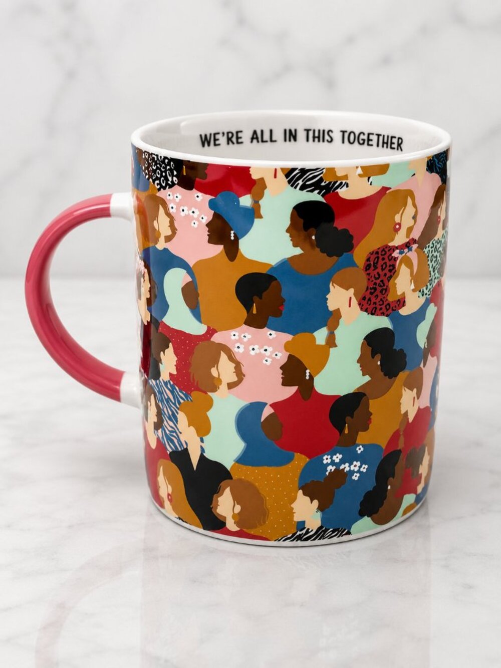 Prima Design We’re All In This Together Women Ceramic Mug 21oz Multicolor